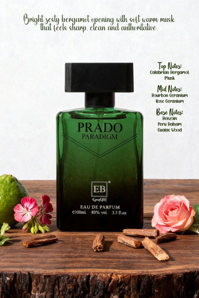 PRADO PARADIGM SPRAY PERFUME EAU DE PARFUM FOR MEN - 100ML/3.3FL.OZ.