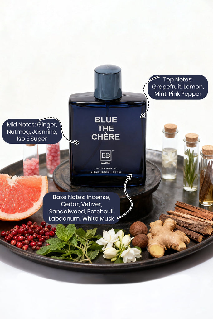 BLUE THE CHERE SPRAY PERFUME EAU DE PARFUM FOR MEN - 100ML/3.3FL.OZ.