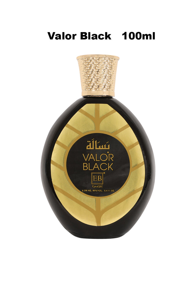 VALOR BLACK SPRAY PERFUME EAU DE PARFUM FOR MEN - 100ML/3.4FL.OZ.