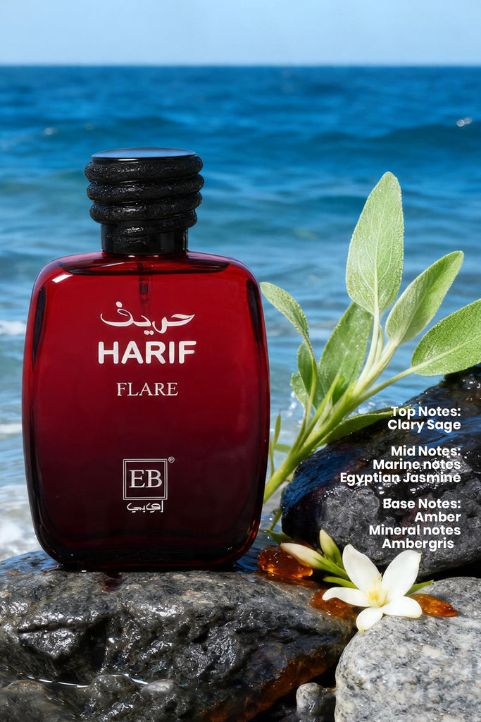 HARIF FLARE SPRAY PERFUME EAU DE PARFUM FOR MEN AND WOMEN - 100ML/3.4FL.OZ.
