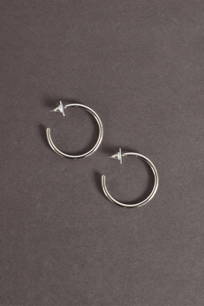 1.5 INCHES POST HOOP EARRINGS