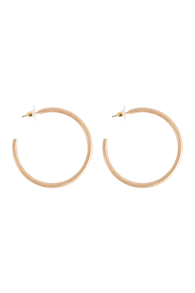 HOOP POST EARRINGS