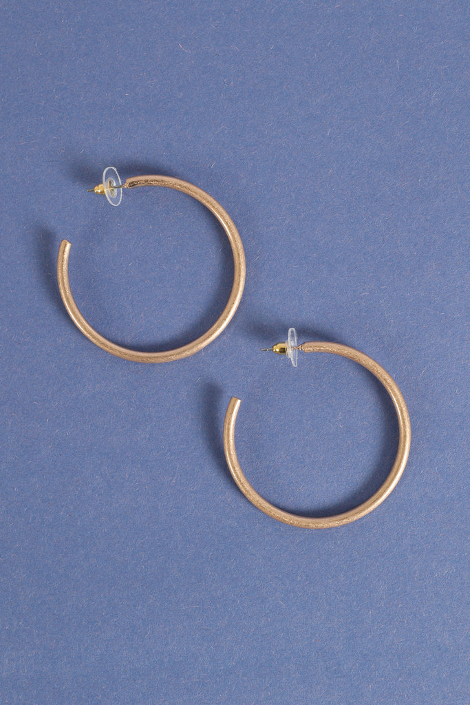 HOOP POST EARRINGS