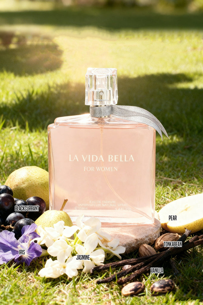 LA VIDA BELLA POUR FEMME SPRAY PERFUME EAU DE PARFUM FOR WOMEN - 100ML/3.4FL.OZ.