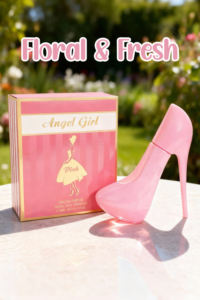 ANGEL GIRL PINK SPRAY PERFUME EAU DE PARFUM FOR WOMEN - 100ML/3.4FL.OZ.