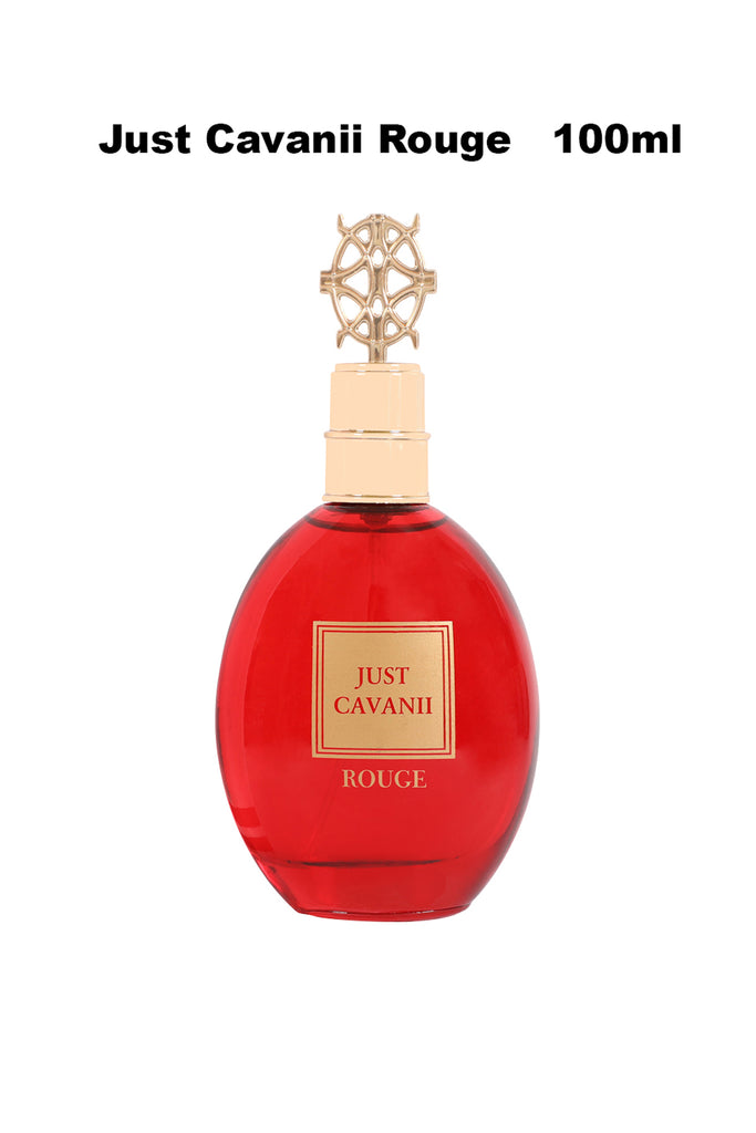 JUST CAVANII ROUGE RED SPRAY PERFUME EAU DE PARFUM FOR WOMEN - 100ML/3.4FL.OZ.
