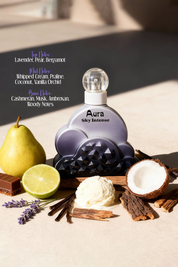 AURA SKY INTENSE SPRAY PERFUME EAU DE PARFUM FOR WOMEN - 100ML/3.4FL.OZ.
