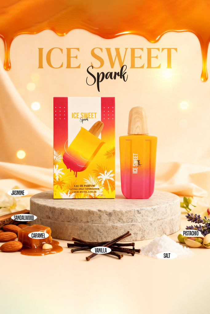 ICE SWEET SPARK SPRAY PERFUME EAU DE PARFUM FOR WOMEN - 100ML/3.4FL.OZ.