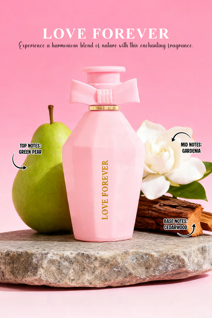 LOVE FOREVER SPRAY PERFUME EAU DE PARFUM FOR WOMEN - 100ML/3.4FL.OZ.