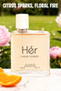 HER POUR FEMME SPRAY PERFUME EAU DE PARFUM FOR WOMEN - 100ML/3.4FL.OZ.