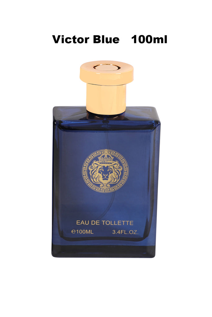 LION VICTOR  BLUE SPRAY PERFUME EAU DE TOILETTE FOR MEN - 100ML/3.4 FL.OZ.