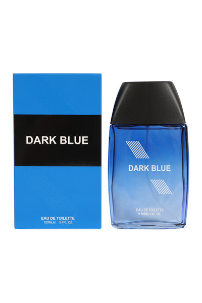 DARK BLUE SPRAY COLOGNE EAU DE TOILETTE FOR MEN - 100ML/3.4 FL.OZ