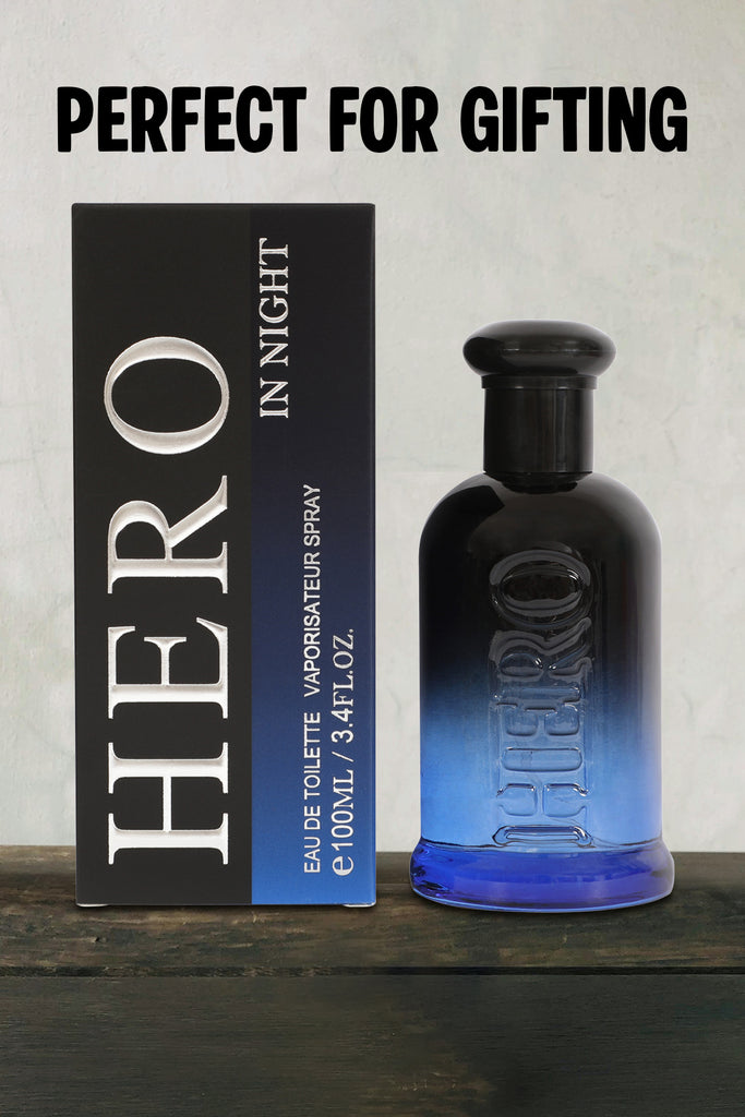 HERO IN NIGHT SPRAY PERFUME EAU DE TOILETTE FOR MEN - 100ML/3.4 FL.OZ.