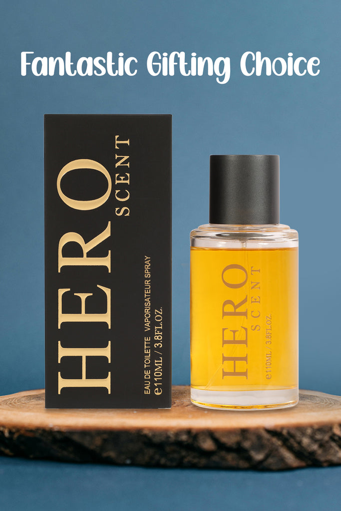 HERO SCENT SPRAY PERFUME EAU DE TOILETTE FOR MEN - 100ML/3.8 FL.OZ.