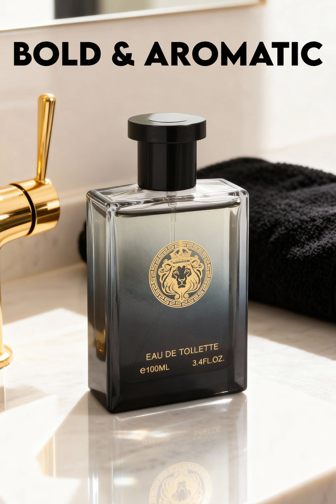 LION VICTOR BLACK SPRAY PERFUME EAU DE TOILETTE FOR MEN - 100ML/3.4 FL.OZ. - Riah Fashion