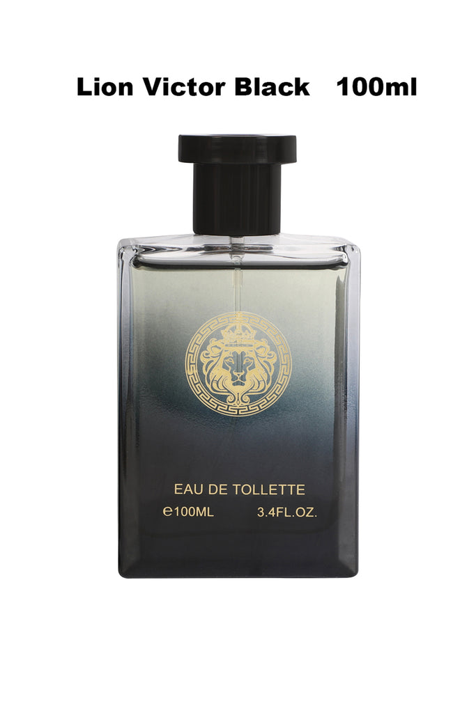 LION VICTOR BLACK SPRAY PERFUME EAU DE TOILETTE FOR MEN - 100ML/3.4 FL.OZ. - Riah Fashion