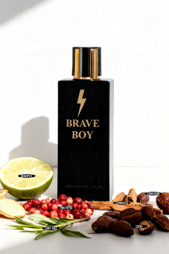 BRAVE BOY SPRAY COLOGNE EAU DE PARFUM FOR MEN - 100ML/3.4 FL.OZ