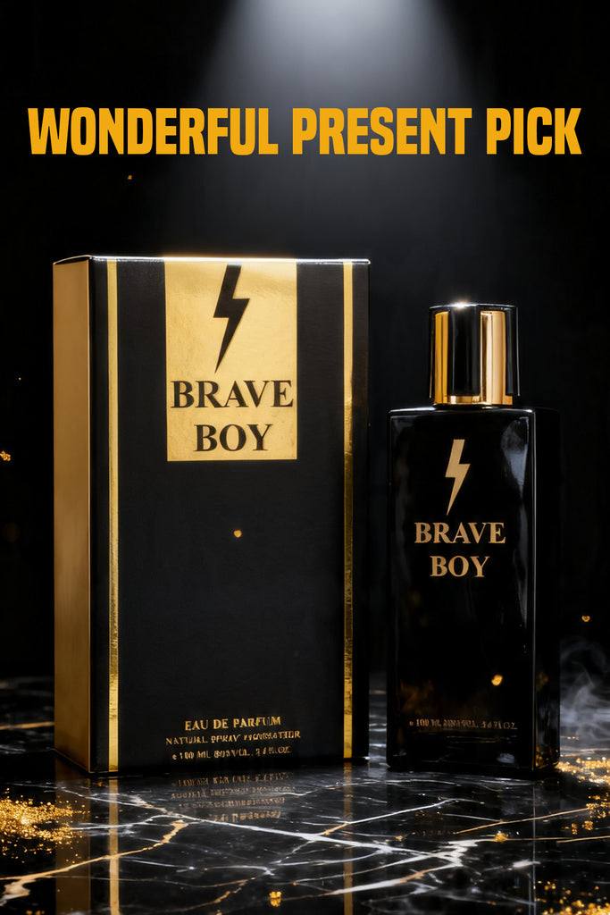 BRAVE BOY SPRAY COLOGNE EAU DE PARFUM FOR MEN - 100ML/3.4 FL.OZ