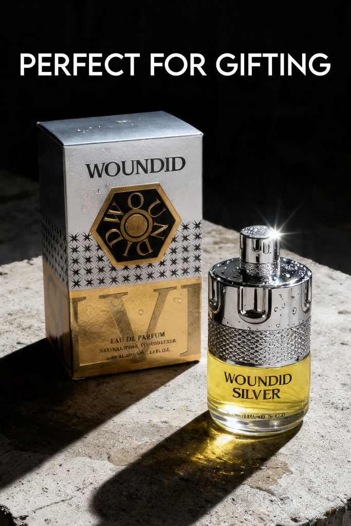 WOUNDID SILVER SPRAY COLOGNE EAU DE PARFUM FOR MEN - 100ML/3.4 FL.OZ