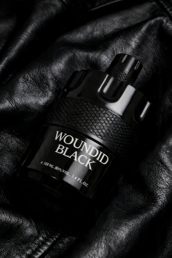 WOUNDID BLACK SPRAY COLOGNE EAU DE PARFUM FOR MEN - 100ML/3.4 FL.OZ