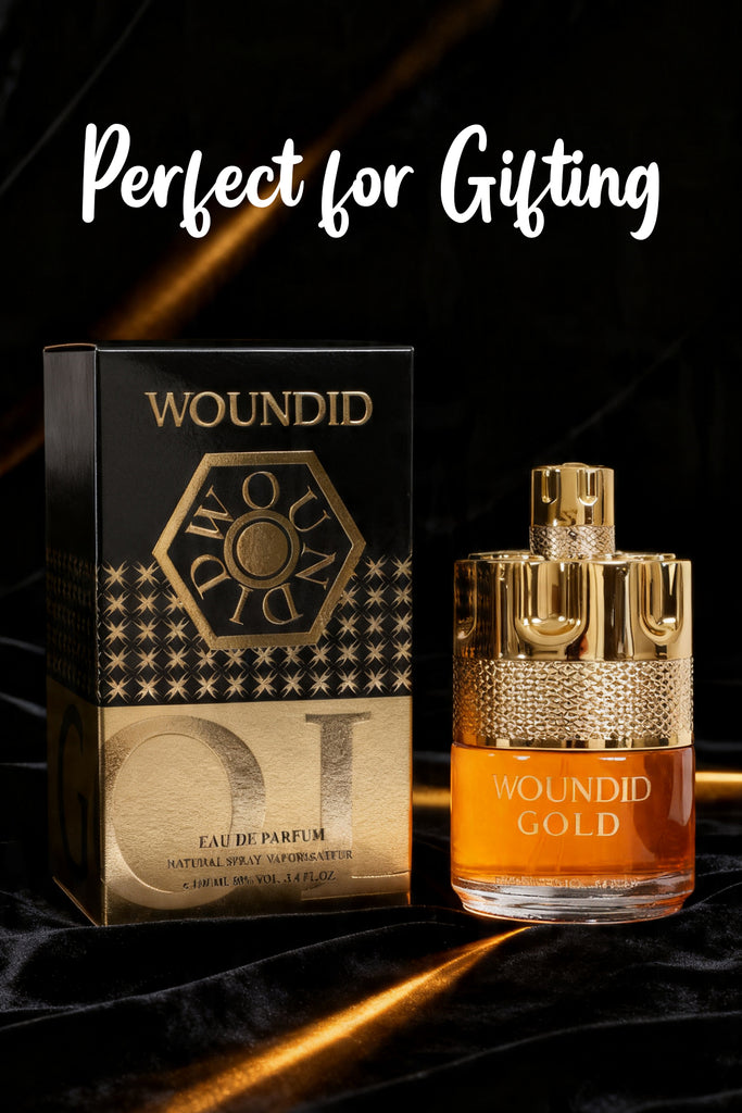 WOUNDID GOLD SPRAY COLOGNE EAU DE PARFUM FOR MEN 100ML/3.4 FL.OZ.
