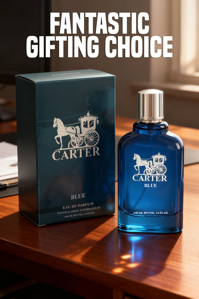 CARTER BLUE SPRAY PERFUME EAU DE PARFUM FOR MEN - 100ML/3.4FL.OZ. - Riah Fashion