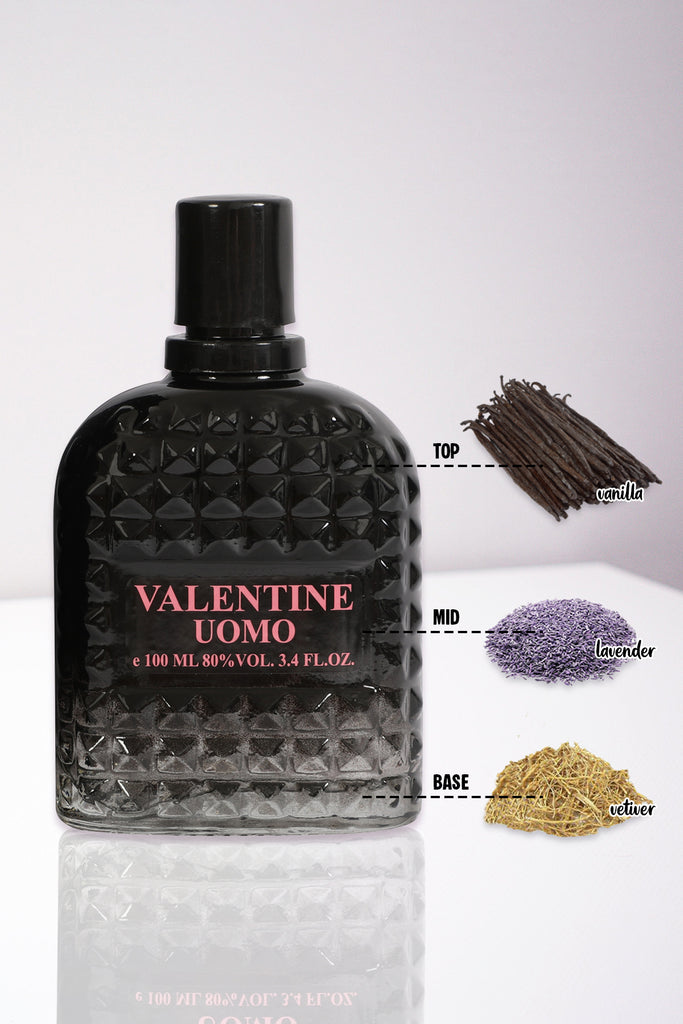 VALENTINE UOMO SPRAY PERFUME EAU DE PARFUM FOR MEN - 100ML/3.4FL.OZ.
