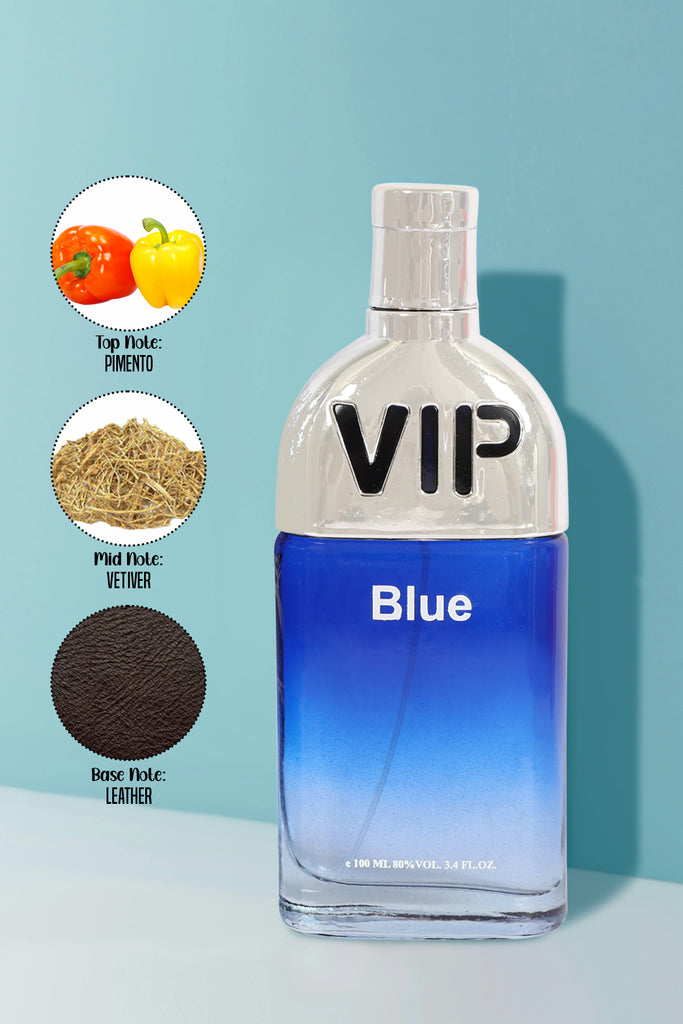 VIP BLUE SPRAY PERFUME EAU DE PARFUM FOR MEN - 100ML/3.4FL.OZ.