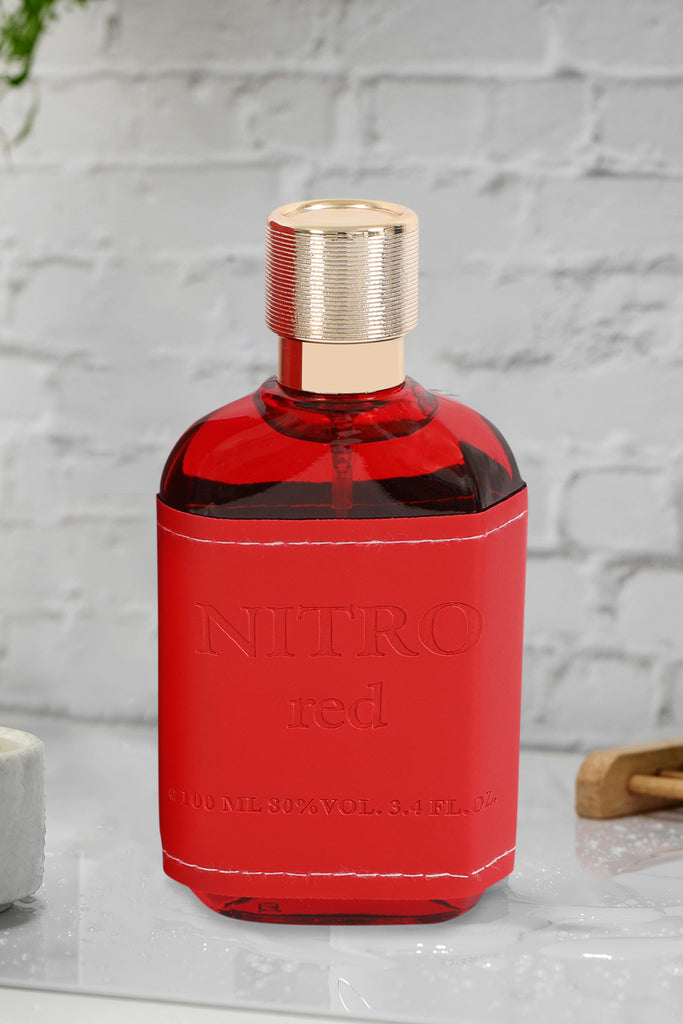 NITRO RED SPRAY PERFUME EAU DE PARFUM FOR MEN - 100ML/3.4FL.OZ.
