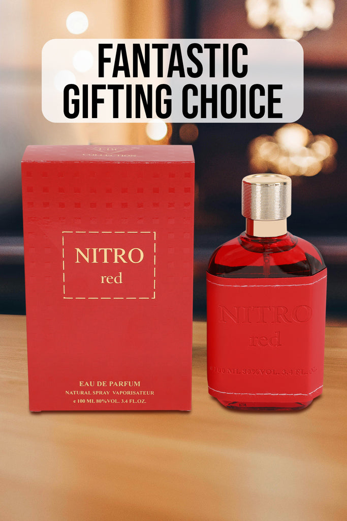 NITRO RED SPRAY PERFUME EAU DE PARFUM FOR MEN - 100ML/3.4FL.OZ.