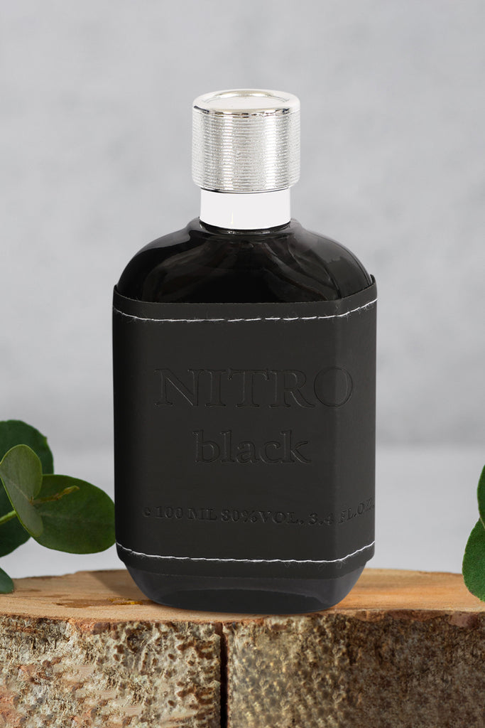NITRO BLACK SPRAY PERFUME EAU DE PARFUM FOR MEN - 100ML/3.4FL.OZ.