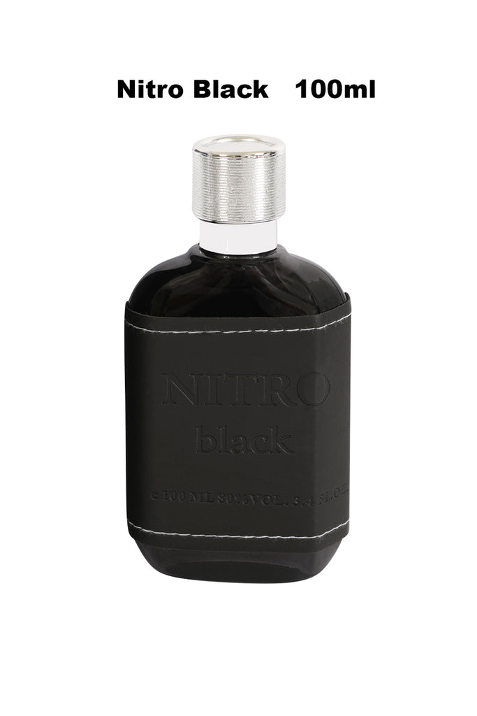 NITRO BLACK SPRAY PERFUME EAU DE PARFUM FOR MEN - 100ML/3.4FL.OZ.