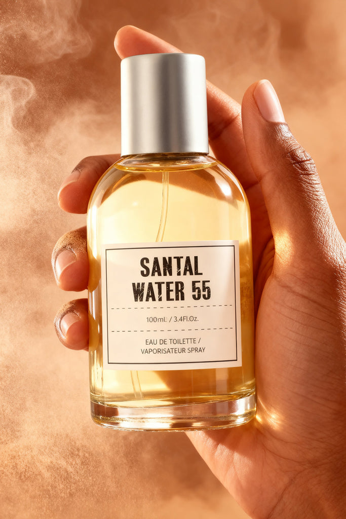 SANTAL WATER 55 SPRAY PERFUME EAU DE TOILETTE FOR MEN AND WOMEN - 100ML/3.4 FL.OZ.
