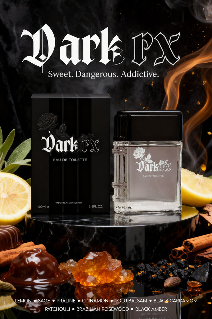 DARK RX SPRAY PERFUME EAU DE TOILETTE FOR MEN - 100ML/3.4 FL.OZ.