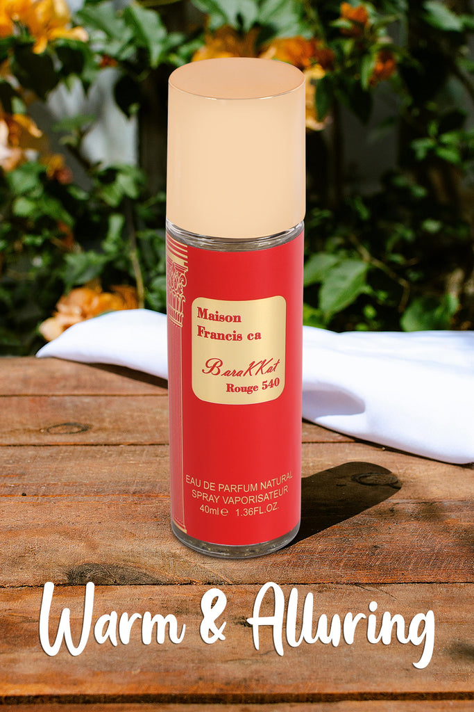 BARAKKAT ROUGE 540 MAISON FRANCIS SPRAY PERFUME EAU DE PARFUM FOR MEN AND WOMEN - 40ML/1.36FL.OZ. - Riah Fashion