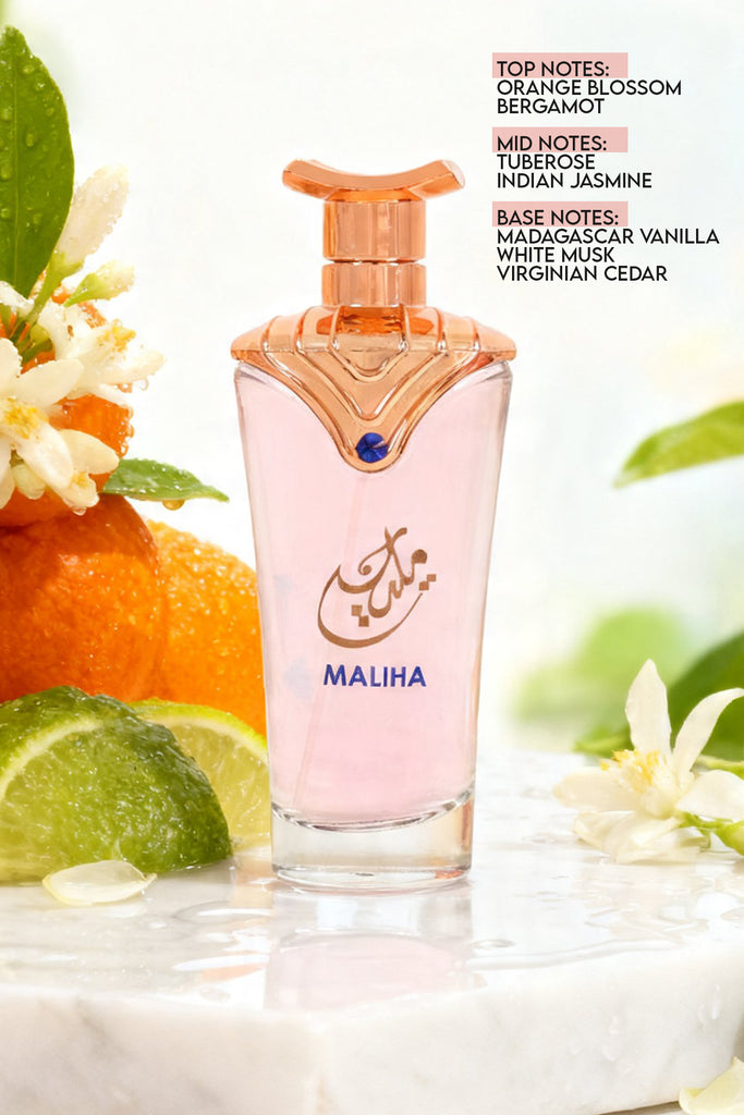 MALIHA PINK SPRAY PERFUME EAU DE PARFUM FOR WOMEN - 100ML/3.4FL.OZ.