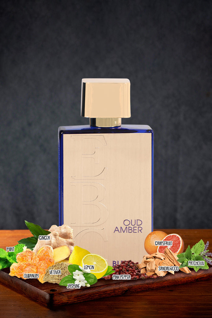 OUD AMBER BLEU SPRAY PERFUME EAU DE PARFUM FOR MEN AND WOMEN - 100ML/3.4FL.OZ.