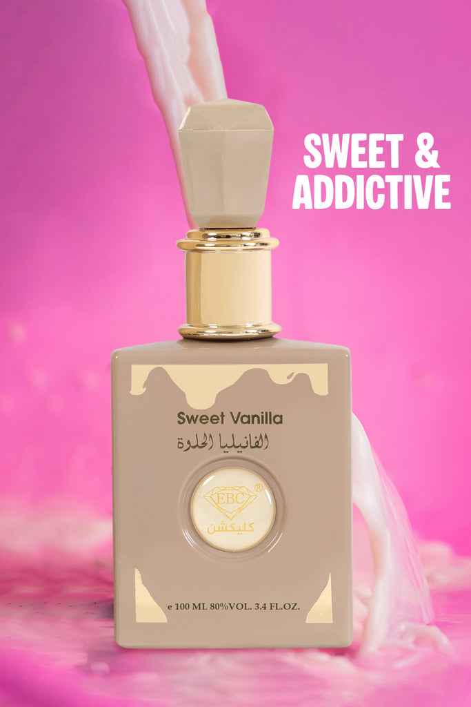 SWEET VANILLA  SPRAY PERFUME EAU DE PARFUM FOR WOMEN - 100ML/3.4FL.OZ.