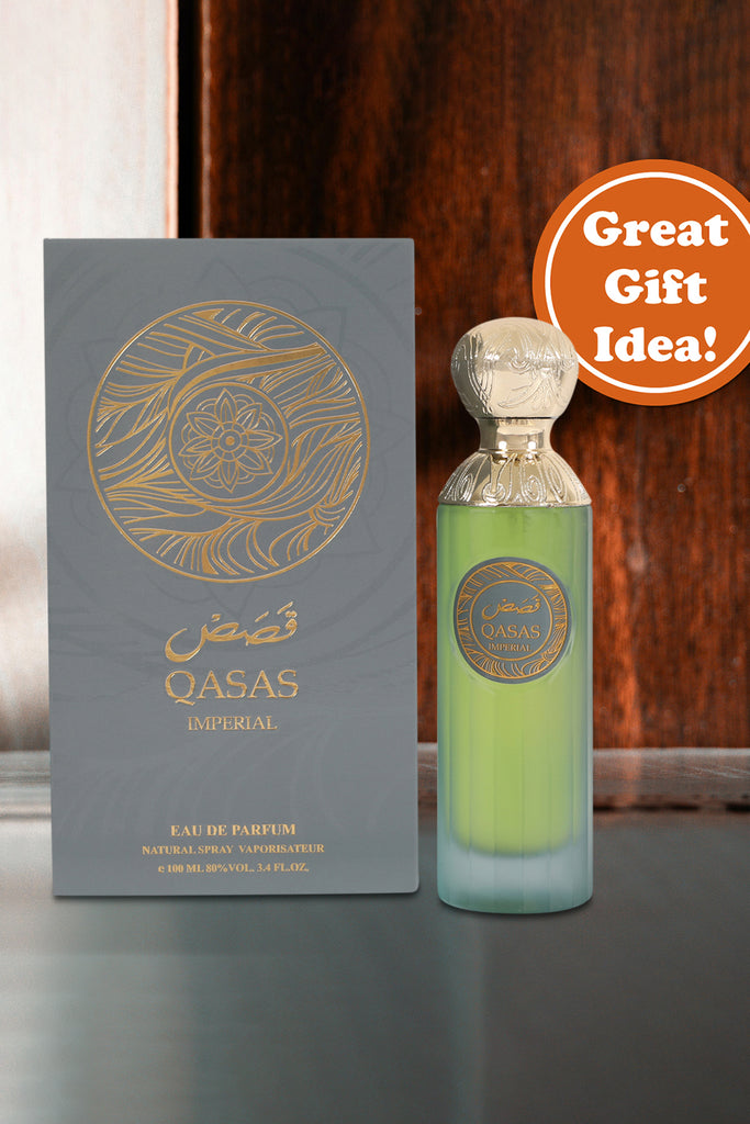 QASAS IMPERIAL SPRAY PERFUME EAU DE PARFUM FOR MEN AND WOMEN - 100ML/3.4 FL.OZ.