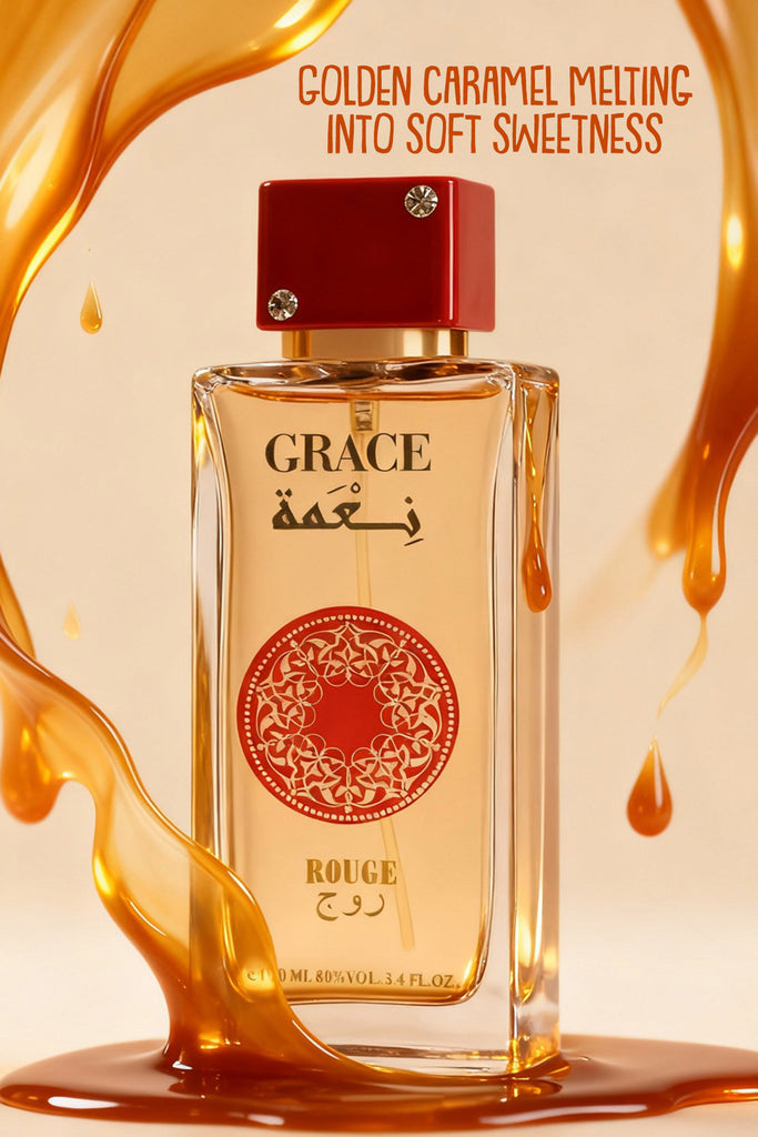 GRACE ROUGE RED SPRAY PERFUME EAU DE PARFUM FOR WOMEN - 100ML/3.4FL.OZ.