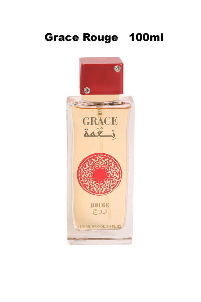 GRACE ROUGE RED SPRAY PERFUME EAU DE PARFUM FOR WOMEN - 100ML/3.4FL.OZ.