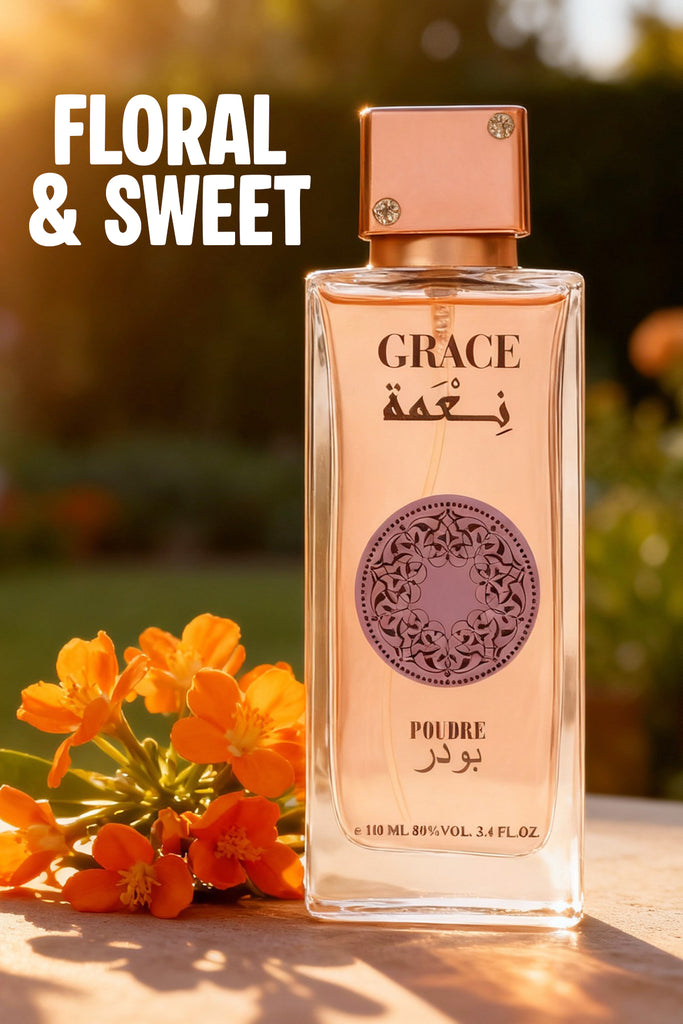 GRACE POUDRE SPRAY PERFUME EAU DE PARFUM FOR WOMEN - 100ML/3.4FL.OZ.