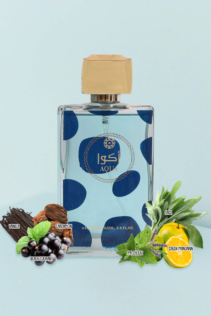 AQUA SPRAY PERFUME EAU DE PARFUM FOR MEN AND WOMEN - 100ML/3.4FL.OZ.