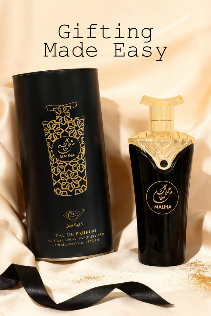 MALIHA BLACK SPRAY PERFUME EAU DE PARFUM FOR WOMEN - 100ML/3.4FL.OZ