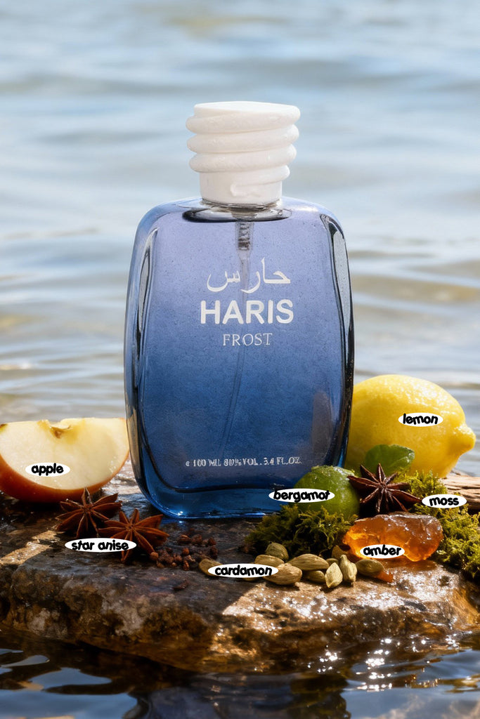 HARIS FROST SPRAY PERFUME EAU DE PARFUM FOR MEN - 100ML/3.4FL.OZ.