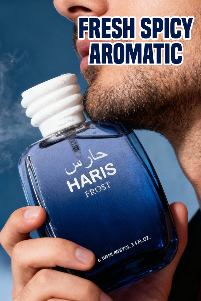 HARIS FROST SPRAY PERFUME EAU DE PARFUM FOR MEN - 100ML/3.4FL.OZ.