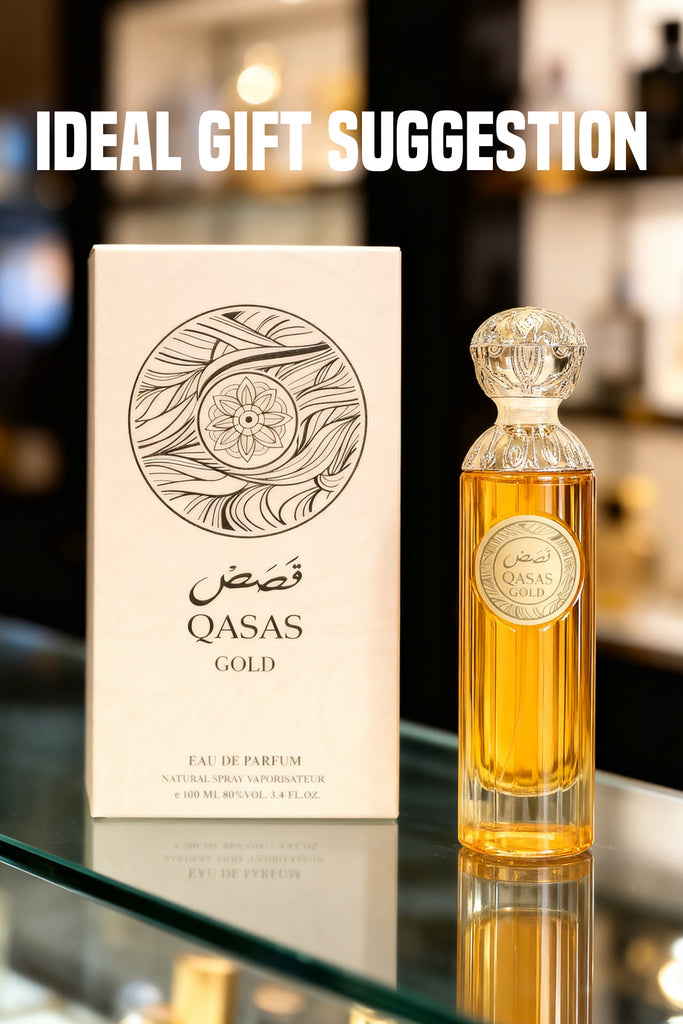 QASAS GOLD SPRAY PERFUME EAU DE PARFUM FOR MEN AND WOMEN - 100ML/3.4FL.OZ.