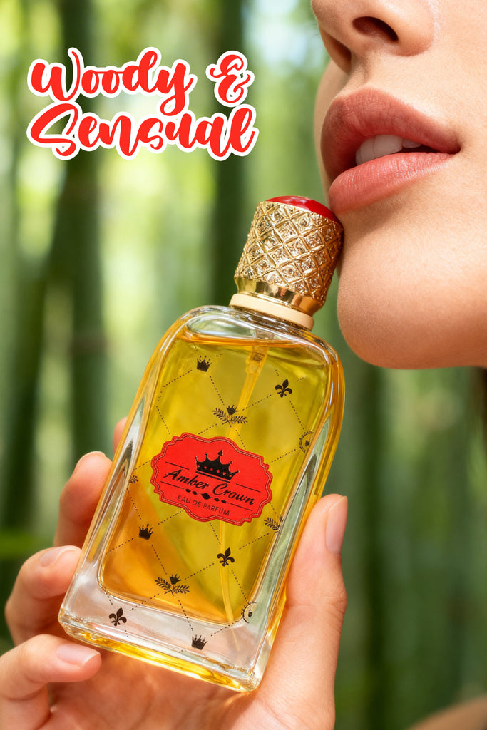 AMBER CROWN SPRAY PERFUME EAU DE PARFUM FOR MEN AND WOMEN - 100ML/3.4FL.OZ.