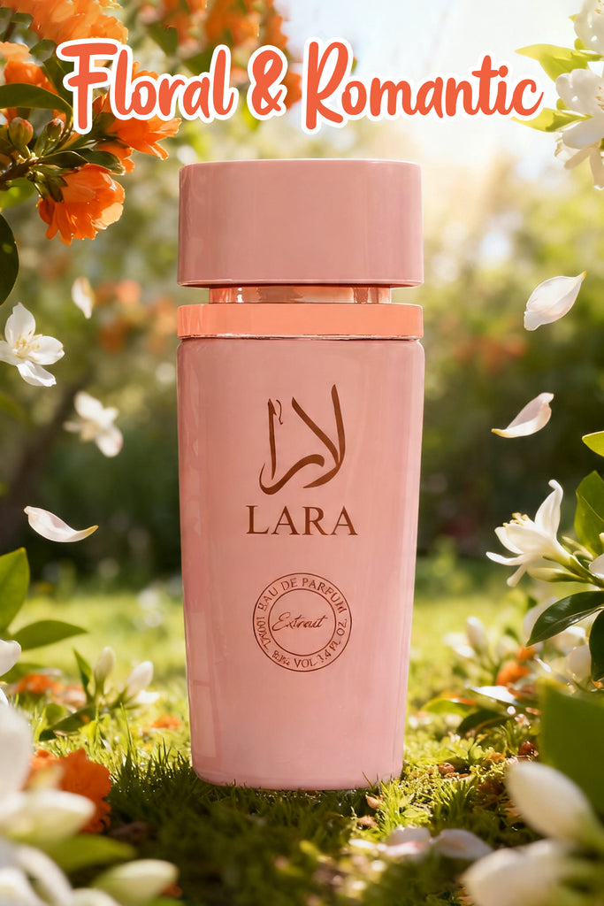 LARA EXTRAIT SPRAY PERFUME EAU DE PARFUM FOR WOMEN - 100ML/3.4FL.OZ.