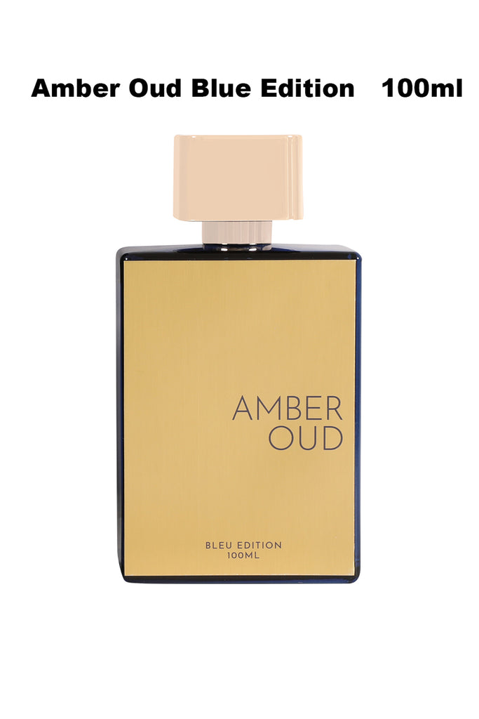 AMBER OUD BLUE EDITION SPRAY PERFUME EAU DE PARFUM FOR MEN AND WOMEN - 100ML/3.4FL.OZ.